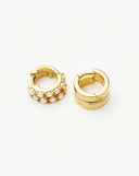 The Pearl-fect Duo Earring Set | 18ct Gold Plated Vermeil / Pearl