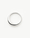 Solid Gold Classic Dome Ring | 14ct Solid White Gold