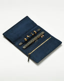 Leather Jewellery Roll | Onyx Black
