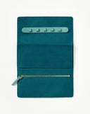 Leather Jewellery Roll | Lapis Blue