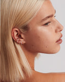 Solid Gold Classic Single Mini Hoop Earring