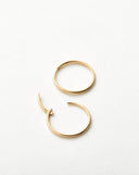 Solid Gold Classic Small Hoop Earrings