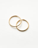 Solid Gold Classic Small Hoop Earrings