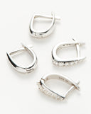 The Daily Huggie Set | Sterling Silver
