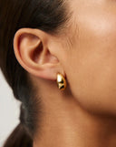Savi Dome Mini Hoop Earrings