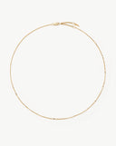 Solid Gold Twisted Curb Chain Choker