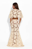 Lace Top And Skirt Set