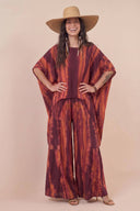 Printed Top And Wide Leg Pants Set