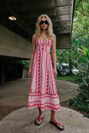 Hollow Design Sling Midi Dress