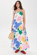 Printed A- Line Maxi Dress