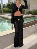 Beach Crochet Two-Piece Set