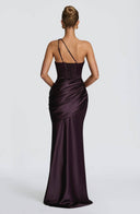 Hollow Design Pleated Maxi Dress