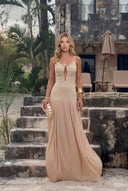 Chiffon Patchwork Maxi Dress