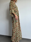 Kimono-Style Printed Dress-1