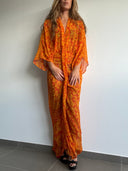 Kimono-Style Printed Dress-5