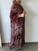 Retro Kimono-Style Printed Dress-1