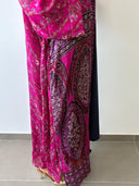 Retro Kimono-Style Printed Dress-2