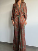 ILLUSION Printed Dress-5