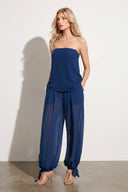 Strapless Backless Jumpsuit