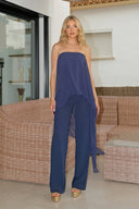 Flowy Strapless Jumpsuit