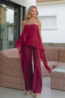 Flowy Strapless Jumpsuit