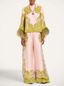 Exquisite High-Waist Wide Leg Pants