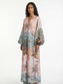 Oceanic Mirage Flow Wide Leg Pants
