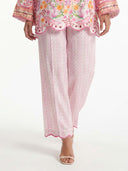 Pink Stripe Flow Wide Leg Pants