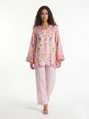 Pink Stripe Flow Wide Leg Pants