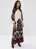 Dramatic Pattern Maxi Dress