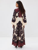 Dramatic Pattern Maxi Dress