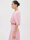 Blush Drape Top