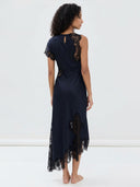 Elegant Short Sleeve Midi Dress