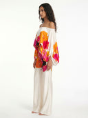 Floral Off-Shoulder Wide-Leg Pants Set