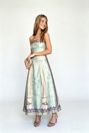 Retro Architecture Maxi Dress