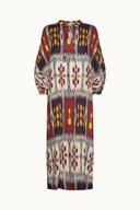 Casual Bohemian Style Ekater Print Maxi Dress