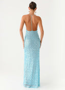 Elegant sequin maxi dress
