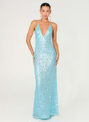 Elegant sequin maxi dress