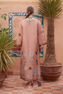 Unique Abstract Art Print Kaftan Maxi Dress
