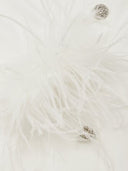 Minimalist Feather Cuff Tailored Mini Blazer Dress
