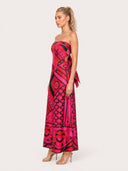 Pink Mirage Printed Two-Piece Set