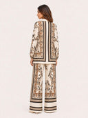 Bohemian Blossom Print Resort Two-Piece Set