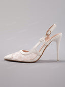 Elegant Lace High Heels