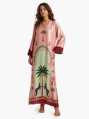 Mystic Palm Printed Maxi Dress
