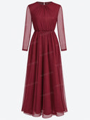Tailored Blazer & Chiffon Maxi Dress Prom Set