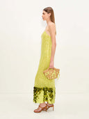 Elegant Spaghetti-Strap Sequin Maxi Dress