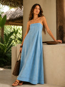 Casual Sleeveless Camisole Maxi Dress