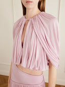 Blush Drape Top