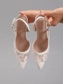 Elegant Lace High Heels