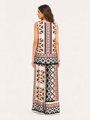 Geometric Print Two-Piece Set